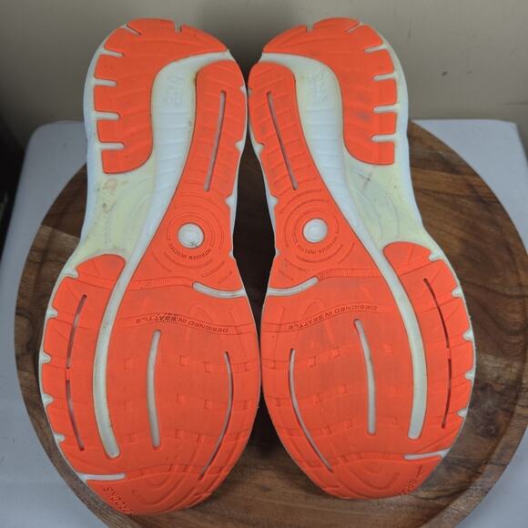 Brooks Glycerin GTS 20 Mens Blue And Orange Size 12 Running Shoes 1103831D444 - Picture 8 of 12